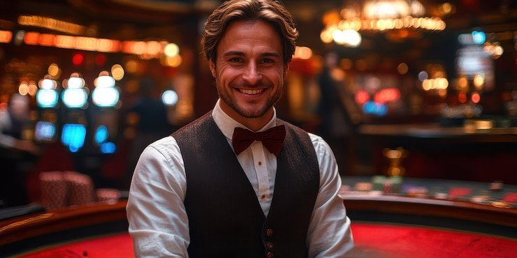 Pengguna menikmati casino langsung dengan streaming HD melalui perangkat mobile yang responsif